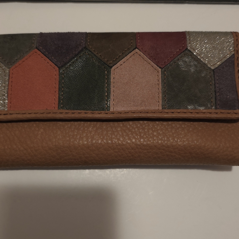 Multicolor Patchwork Women's Clutch